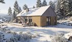 Projekt domu Chata XL - parterowy dom o powierzchni 91,28 m², dach dwuspadowy - ujęcie 8