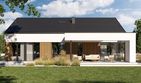 Projekt domu HomeKoncept 144 wariant 02 - parterowy dom o powierzchni 107,14 m², dach dwuspadowy - ujęcie 14