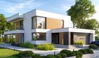 Projekt domu Perfetto 2 modern - z pełnym piętrem dom o powierzchni 158,67 m², dach płaski - ujęcie 2