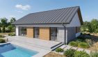 Projekt domu Małgorzata - parterowy dom o powierzchni 123,02 m², dach dwuspadowy - ujęcie 2