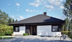 Projekt domu Flo IV - parterowy dom o powierzchni 102,60 m², dach kopertowy - ujęcie 4