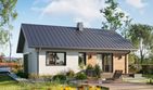 Projekt domu Antek Bo (1978) - parterowy dom o powierzchni 73,50 m², dach dwuspadowy - ujęcie 4