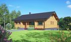Projekt domu Antonowo dw 9 - parterowy dom o powierzchni 90,23 m², dach dwuspadowy - ujęcie frontu