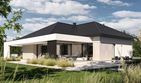 Projekt domu HomeKoncept 138 wariant 01 - parterowy dom o powierzchni 138,17 m², dach kopertowy - ujęcie 9
