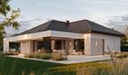 Projekt domu HomeKoncept 138 wariant 01 - parterowy dom o powierzchni 138,17 m², dach kopertowy - ujęcie 10