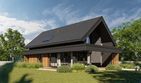 Projekt domu HomeKoncept 166 G2 wariant 02 - parterowy z poddaszem dom o powierzchni 168,92 m², dach dwuspadowy - ujęcie 13