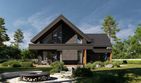 Projekt domu HomeKoncept 166 G2 wariant 02 - parterowy z poddaszem dom o powierzchni 168,92 m², dach dwuspadowy - ujęcie 14
