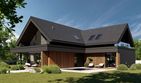 Projekt domu HomeKoncept 166 G2 wariant 02 - parterowy z poddaszem dom o powierzchni 168,92 m², dach dwuspadowy - ujęcie 19