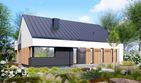 Projekt domu APS 407 ECO - parterowy dom o powierzchni 119,80 m², dach dwuspadowy - ujęcie 6