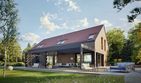 Projekt domu Nikolas III G2 (wersja B) energo plus - parterowy z poddaszem dom o powierzchni 189,23 m², dach dwuspadowy - ujęcie 4