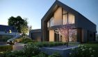 Projekt domu Amber 5 b - parterowy z poddaszem dom o powierzchni 140,95 m², dach dwuspadowy - ujęcie 9