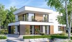 Projekt domu Perfetto 3 modern - z pełnym piętrem dom o powierzchni 139,83 m², dach płaski - ujęcie 3