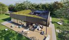 Projekt domu D21-18C G2 - parterowy dom o powierzchni 203,62 m², dach płaski - ujęcie 3
