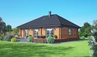 Projekt domu Piaseczno 4 dw - parterowy dom o powierzchni 89,14 m², dach kopertowy - ujęcie 2