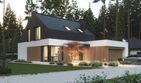 Projekt domu NewHouse 786 - parterowy z poddaszem dom o powierzchni 137,39 m², dach dwuspadowy - ujęcie 2