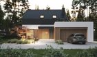 Projekt domu NewHouse 786 - parterowy z poddaszem dom o powierzchni 137,39 m², dach dwuspadowy - ujęcie 6