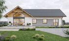 Projekt domu eko Typowy 82 - parterowy dom o powierzchni 140,38 m², dach dwuspadowy - ujęcie 8