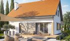 Projekt domu Krajobrazy 132 - parterowy z poddaszem dom o powierzchni 93,29 m², dach dwuspadowy - ujęcie 2