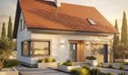 Projekt domu Krajobrazy 132 - parterowy z poddaszem dom o powierzchni 93,29 m², dach dwuspadowy - ujęcie 3