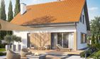 Projekt domu Krajobrazy 148 - parterowy z poddaszem dom o powierzchni 112,04 m², dach dwuspadowy - ujęcie 2