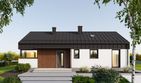 Projekt domu Jaskier (1980) - parterowy dom o powierzchni 90,10 m², dach dwuspadowy - ujęcie 2