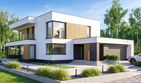 Projekt domu Perfetto modern - z pełnym piętrem dom o powierzchni 178,11 m², dach płaski - ujęcie 2