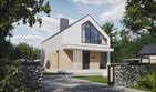 Projekt domu NewHouse 751 w1 - parterowy z poddaszem dom o powierzchni 95,06 m², dach dwuspadowy - ujęcie 4