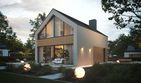 Projekt domu NewHouse 751 w1 - parterowy z poddaszem dom o powierzchni 95,06 m², dach dwuspadowy - ujęcie 5