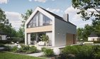 Projekt domu NewHouse 751 w1 - parterowy z poddaszem dom o powierzchni 95,06 m², dach dwuspadowy - ujęcie 6