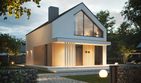 Projekt domu NewHouse 751 w1 - parterowy z poddaszem dom o powierzchni 95,06 m², dach dwuspadowy - ujęcie 14