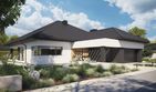 Projekt domu NewHouse 761 w2 plus - parterowy dom o powierzchni 161,45 m², dach kopertowy - ujęcie 4