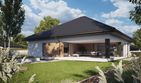 Projekt domu NewHouse 761 w2 plus - parterowy dom o powierzchni 161,45 m², dach kopertowy - ujęcie 6