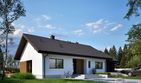 Projekt domu Mini 4 w. IV G1 - parterowy dom o powierzchni 100,05 m², dach dwuspadowy - ujęcie 2
