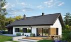 Projekt domu Mini 4 w. IV G1 - parterowy dom o powierzchni 100,05 m², dach dwuspadowy - ujęcie 5