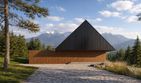 Projekt domu Beskidzki - parterowy z poddaszem dom o powierzchni 241,54 m², dach dwuspadowy - ujęcie 4