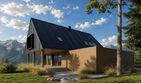 Projekt domu Beskidzki - parterowy z poddaszem dom o powierzchni 241,54 m², dach dwuspadowy - ujęcie 7