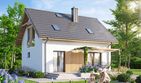 Projekt domu Dolce mini 2 - parterowy z poddaszem dom o powierzchni 79,51 m², dach dwuspadowy - ujęcie 4