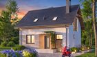Projekt domu Dolce mini 2 - parterowy z poddaszem dom o powierzchni 79,51 m², dach dwuspadowy - ujęcie 6