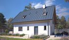 Projekt domu Fortunka - parterowy z poddaszem dom o powierzchni 100,13 m², dach dwuspadowy - ujęcie 5