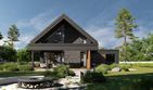 Projekt domu HomeKoncept 166 G2 wariant 03 - parterowy z poddaszem dom o powierzchni 126,16 m², dach dwuspadowy - ujęcie 13