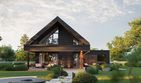 Projekt domu HomeKoncept 166 G2 wariant 03 - parterowy z poddaszem dom o powierzchni 126,16 m², dach dwuspadowy - ujęcie 19
