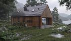 Projekt domu Halo - 1 - parterowy dom o powierzchni 67,05 m², dach dwuspadowy - ujęcie 3