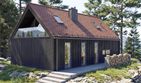 Projekt domu Halo - 2 - parterowy dom o powierzchni 80,05 m², dach dwuspadowy - ujęcie frontu