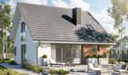 Projekt domu Krajobrazy 126 - parterowy z poddaszem dom o powierzchni 121,08 m², dach dwuspadowy - ujęcie 2