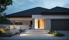 Projekt domu NewHouse 761 w5 S - parterowy dom o powierzchni 149,68 m², dach kopertowy - ujęcie 2
