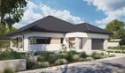 Projekt domu NewHouse 761 w5 S - parterowy dom o powierzchni 149,68 m², dach kopertowy - ujęcie 3