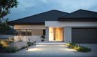 Projekt domu NewHouse 761 w4 S - parterowy dom o powierzchni 143,92 m², dach kopertowy - ujęcie 3