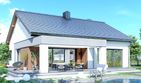 Projekt domu APS 353 wariant 4 - parterowy dom o powierzchni 100 m², dach dwuspadowy - ujęcie 3