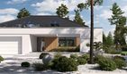 Projekt domu HomeKoncept 158 - parterowy z poddaszem dom o powierzchni 185,30 m², dach wielospadowy - ujęcie 3