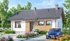 Projekt domu Mirabelka 2 bis - parterowy dom o powierzchni 58,44 m², dach dwuspadowy - ujęcie 2
